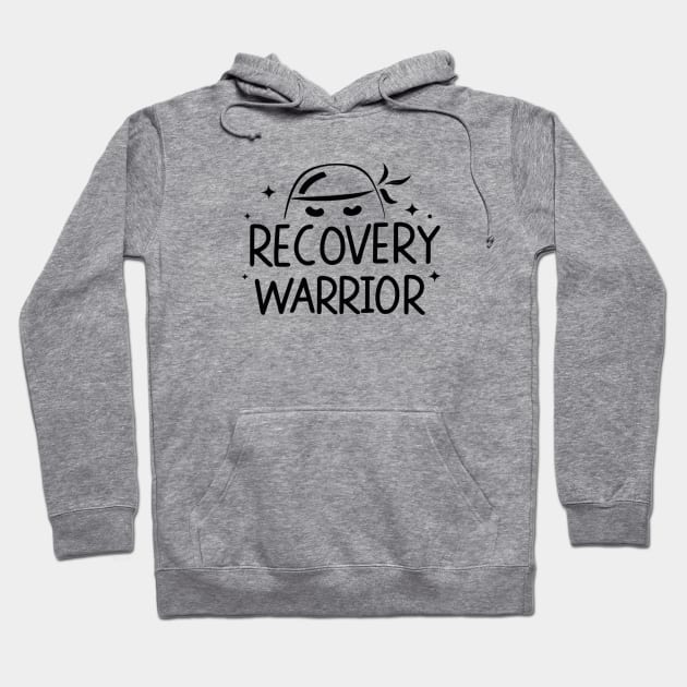 Ninja Addiction Recovery Warrior Hoodie by SOS@ddicted